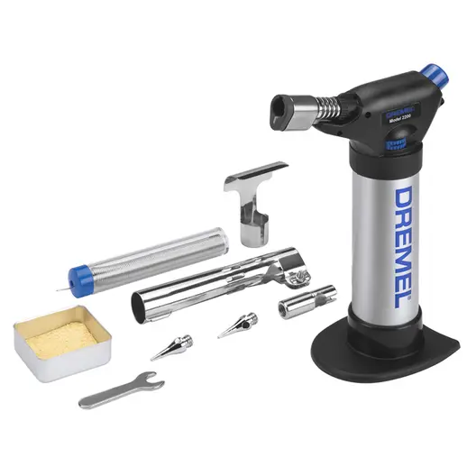 Газов поялник Dremel за пропан-бутан комплект  , VersaFlame 2200-5