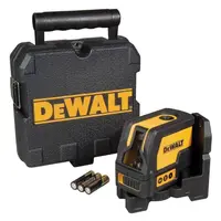 Комбиниран лазерен нивелир DeWALT с 2 линии и 2 точки   15 м, 0.3 мм/м, DW0822