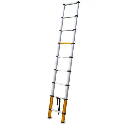 Стълба алуминиева Drabest еднораменна телескопична   1х9 бр., 150 кг, 3.37 м, MAX Telescopic PRO