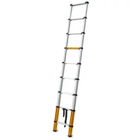 Стълба алуминиева Drabest еднораменна телескопична   1х9 бр., 150 кг, 3.37 м, MAX Telescopic PRO