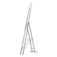 Стълба алуминиева Krause трираменна професионална   3x14 бр., 150 кг, 10.95 м, Tribilo