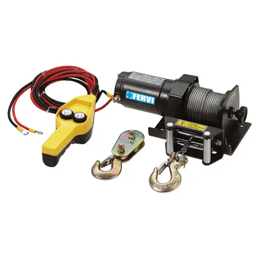 Телфер електрически Fervi със стоманено въже   0.45 т, 700 W, 0630/0900