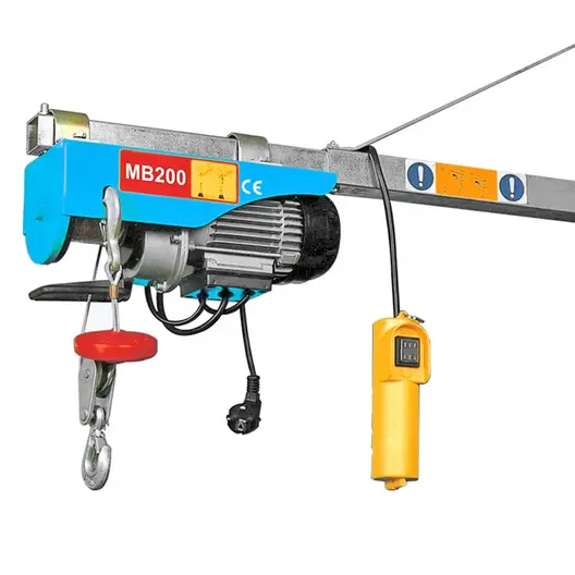 Телфер електрически Hu-Lift Equipment със стоманено въже   0.1/0.2 т, 500 W, MB200