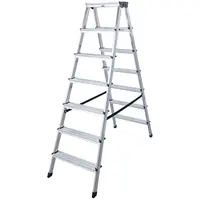 Стълба алуминиева Krause двустранна домакинска   2x7 бр., 150 кг, 3.05 м, Dopplo