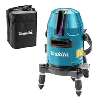 Линеен лазерен нивелир Makita с 2 лъча   без батерия и зарядно, 12 V, 0.1 мм/м, SK10GD