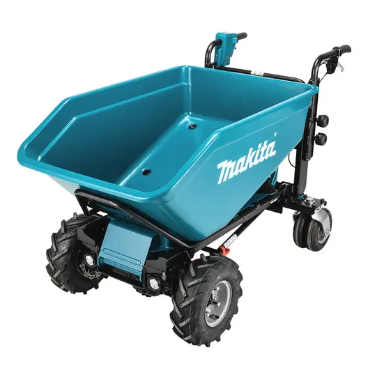 Строителна количка Makita акумулаторна   без батерия и зарядно, 18+18 V, 300 кг, 200 л, DCU603Z