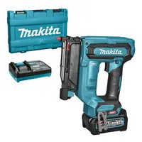 Акумулаторен такер за пирони Makita    с 1 батерия и зарядно, 40 V, 2.5 Ah, тип 23GA, 15-35 мм, PT001GD101
