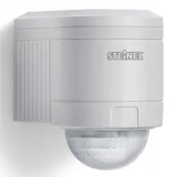 Сензор за движение Steinel инфрачервен външен   1000 W, 240 °, 12 м, бял, IS 240 DUO