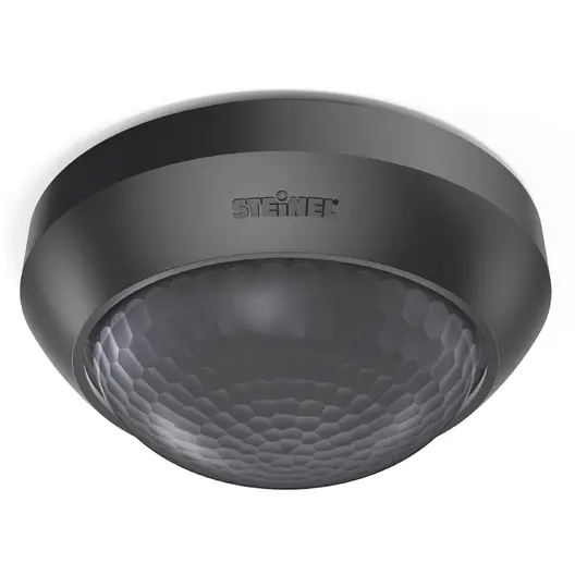 Сензор за движение Steinel инфрачервен външен   2000 W, 360 °, 12 м, черен, IS 360-3