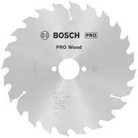 Диск циркулярен за рязане Bosch на дърво напречно надлъжно с HM пластини   190 мм, 30 мм, 1.3 мм, 24 z, PRO Wood