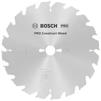 Диск циркулярен за рязане Bosch на дърво грубо с HM пластини   300 мм, 30 мм, 2.2 мм, 20 z, PRO Construct Wood