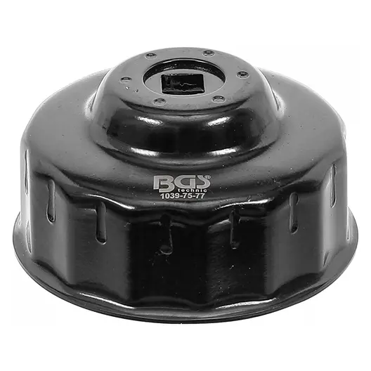 Ключ BGS за маслен филтър   75-77 мм, квадрат 3/8", 15 точки, 