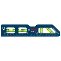 Нивелир алуминиев отливка Bosch с магнитна основа   200 мм, 0.5 мм/м, Torpedo Level