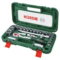 Гедоре комплект Bosch вложки с тресчотка   26 бр., 8-32 мм х 1/2", 