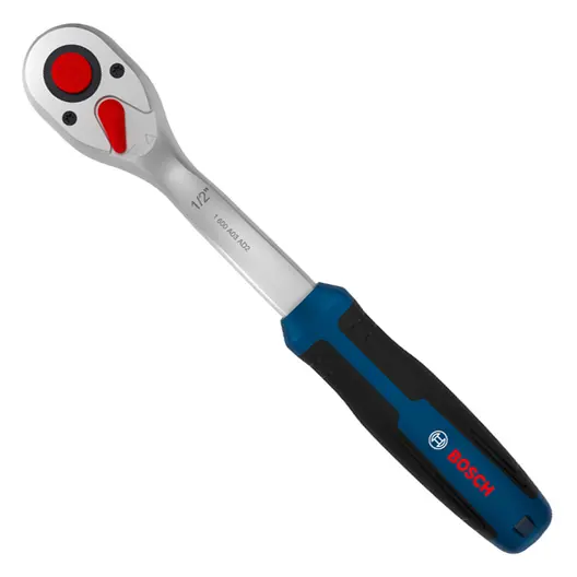 Тресчотка Bosch реверсивна, с палец   1/2", 265 мм, 