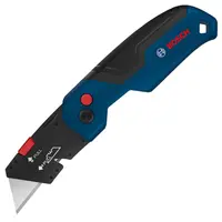Макетен нож Bosch пластмасов с трапецовидно острие сгъваем   174x19 мм, 
