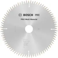 Диск циркулярен за рязане Bosch универсален с HM пластини   216 мм, 30 мм, 1.8 мм, 80 z, PRO Multi Material