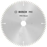 Диск циркулярен за рязане Bosch на дърво фино напречно надлъжно с HM пластини   254 мм, 30 мм, 1.8 мм, 80 z, PRO Wood