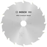 Диск циркулярен за рязане Bosch на дърво грубо напречно  с HM пластини   230 мм, 30 мм, 1.8 мм, 16 z, PRO Construct Wood