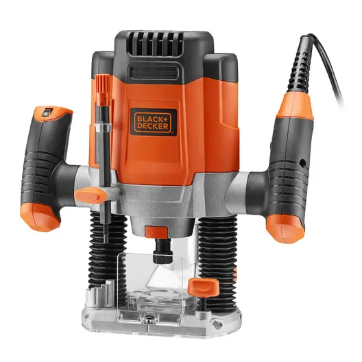 Електрическа оберфреза Black & Decker    1200 W, 8000-28 000 об./мин, ф 8 мм, KW1200E-QS