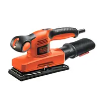 Електрически виброшлайф Black & Decker с правоъгълна плоча и плавно регулиране   240 W, 14 000-30 000 хода/мин, 92x230 мм, KA320EKA