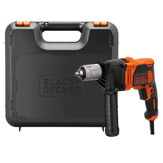 Ударна бормашина Black & Decker кабелна   850 W, 0-3200 об./мин, 1.5-13 мм, BEH850K