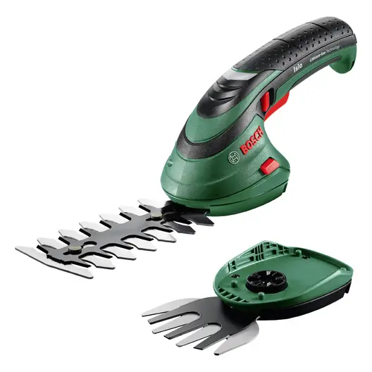 Акумулаторна ножица за трева Bosch и храсти   с 1 батерия без зарядно, 3.6 V, 1.5 Ah, 80 мм, Isio