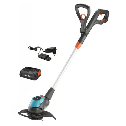 Акумулаторен тример Gardena    с 1 батерия и зарядно, 18 V, 2 Ah, 230 мм, EasyCut 23/18V P4A