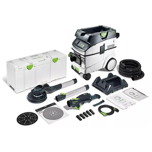 Електрически шлайф / жираф за стени и тавани Festool комплект с прахосмукачка CTL 36   400 W, ф 220 мм, 5000-8500 об./мин, LHS 2 225 EQI/CTL 36-Set