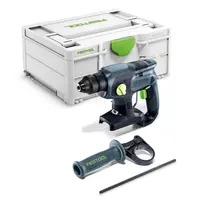 Акумулаторен перфоратор Festool с безчетков двигател   без батерия и зарядно, SDS-plus, 18 V, 1.7 J, 0-4500 уд./мин, KHC-S 18-Basic