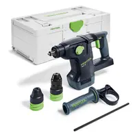 Акумулаторен перфоратор Festool с безчетков двигател   без батерия и зарядно, SDS-plus, 18 V, 2.6 J, 0-4350 уд./мин, KHC 18 EB-Basic