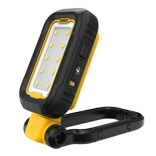 LED фенер DeWALT акумулаторен настолен   с вградена батерия и USB кабел, 3.6 V, 1000 lm, 54 IP, DCL182