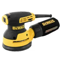 Електрически орбитален шлайф DeWALT с плавно регулиране   280 W, ф 125 мм, 8000-12 000 об./мин, DWE6423