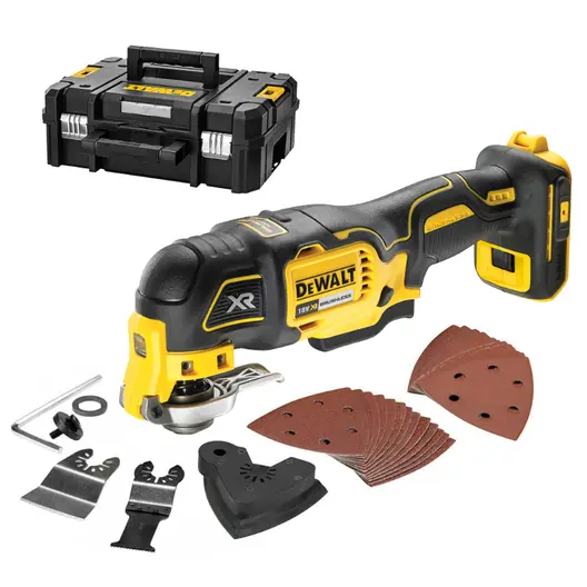 Акумулаторен мултифункционален инструмент DeWALT    без батерия и зарядно, 18 V, 0-20 000 вибр./мин, DCS356NТ