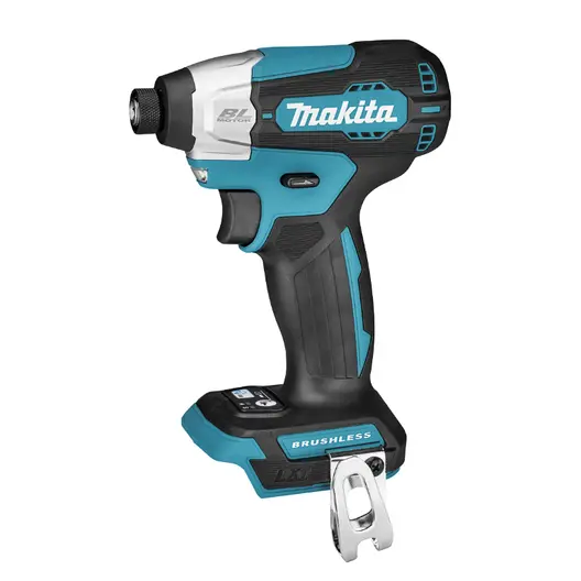 Акумулаторен винтоверт Makita ударен   без батерия и зарядно, 18 V, 140 Nm, 1/4", шестостен, DTD157Z