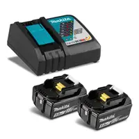 Акумулаторна батерия Makita Li-Ion със зарядно у-во   18 V, 5 Ah, 2 бр., BL1850B Set