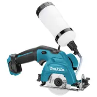 Акумулаторен ръчен циркуляр Makita    без батерия и зарядно, 12 V, ф 85 мм, 1600 об./мин, 0-45 °, CC301DZ