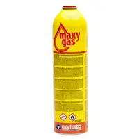 Флакон Oxyturbo с пропан-бутан с клапан   7/16", 350 г, 610 мл, Maxy Gas