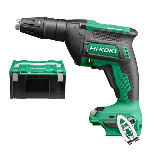 Акумулаторен винтоверт HiKOKI - Hitachi за сухо строителство   без батерия и зарядно, 18 V, 1/4", шестостен, W18DA