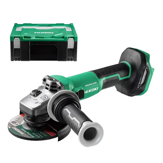 Акумулаторен ъглошлайф HiKOKI - Hitachi    без батерия и зарядно, 18 V, 125 мм, 8000 об./мин, G1813DE