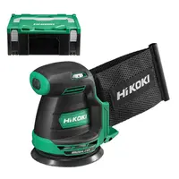 Акумулаторен орбитален шлайф HiKOKI - Hitachi с плавно регулиране   без батерия и зарядно, 18 V, 125 мм, 0-7000/0-11 000 об./мин, SV1813DA