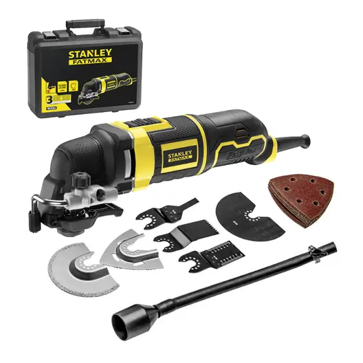 Мултифункционален инструмент Stanley    300 W, 10 000-22 000 вибр./мин, FME650K