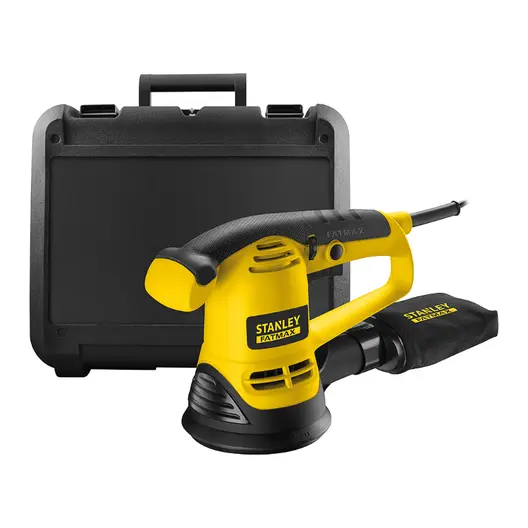 Електрически орбитален шлайф Stanley с плавно регулиране   480 W, ф 125 мм, 4000-12 000 об./мин, FME440K