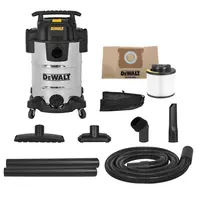 Прахосмукачка DeWALT за сухо и мокро почистване   750 W, 230 V, 138.6 м3/ч, 30 л, DXV30SAPTA
