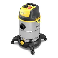 Прахосмукачка Stanley за сухо и мокро почистване   1600 W, 1980 л/мин, 30 л, SXVC30XTDE