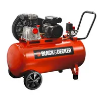 Електрически компресор с ремъчна предавка Black & Decker    2 к.с., 100 л, 220 л/мин, 10 bar, BD220-100-2M