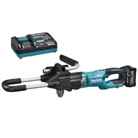 Акумулаторен шнеков свредел Makita за земя   с 1 батерия и зарядно, 40 V, 4 Ah, DG001GM105