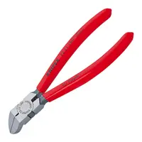 Челни клещи резачки Knipex за пластмаси и меки материали   с отваряща пружина, 160 мм, 72 11 160