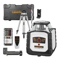 Ротационен лазерен нивелир Laserliner с приемник и тринога   с 4 батерии и зарядно, 1.2 V, 100 м, 0.15 мм/м, Cubus 210 S Set
