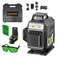 Линеен лазерен нивелир Laserliner 4D   3.7 V, 3.6 Ah, 30 м, 60 м, 0.3 мм/м, PocketPlane-Laser 4G